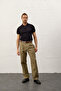 Men's Basic Slim-fit Fit Polo Collar Summer Knitwear T-shirt Dark Navy - 6