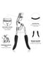 Soft Silicone Tip Eyelash Curling Scissors Tool Apparatus Luxury Eyelash Curler - 4