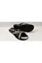 Cross Model Rope Black Gray Daily Men's Slippers - 4