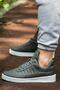 07 Smoked White Stitched Unisex Sports Shoes
