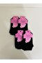 Unisex Black Anti-Fungal Toe Socks 4-Piece