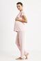 Soft Textured Maternity Pajama Set - 2