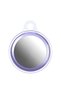 Protective Opacity Transparent Silicone Case with Keychain Lilac