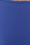 Cobalt Blue Back Low-cut Knitted T-Shirt TEDSS24TS00018 - 3