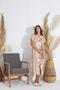 Women's Short Sleeve Striped Dress C4T3N5O51 - 3