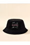 Black Pink Bucket Fisherman Hat - 2
