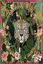 Green Leaf Tiger Patterned Woven Base Carpet Miravip391 - 2