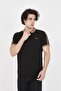 Men's Polo Collar Shoulder Stripe Detailed T-Shirt - 4
