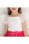 Lace Detailed Girl's Blouse