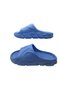 Men's Blue Wavy Open Front Bathroom Garden Slippers - 2
