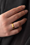 Steel Wedding Ring Non Tarnish Thick Wedding Ring 4mm Unisex - 5