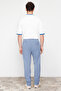 Basic Blue Sweatpants - TMNSS24EA00008 - 6