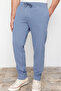 Basic Blue Sweatpants - TMNSS24EA00008