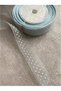 1 cm Organza Ribbon, Polka Dot, Blue, 10 Meters - 3