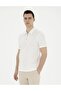 Ecru Slim Fit T-Shirt ELIFFU BUTIKHOME