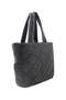 Original Women's Large Volume Comfort Model Zippered Quilted Tote Pouf Inflatable Shopper Handle Bag - 2