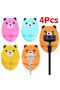 4 Pieces Self Adhesive Bear Patterned Plug Strap Socket Socket Cable Holder
