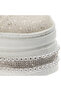 Ivory Sparkle 7cm Platform Flat Shoes for Brides - 4