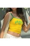 البرازيل رقيقة حزام تي شيرت - 3