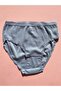 Corded Cotton Lycra 4-Piece Women's Triangle Bato Panties (Ecru-Pink-Blue-Green) - 2