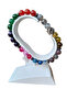 8 Colors Mixed Natural Agate stone bracelet mixed color agate stone hematite stone bracelet - 2