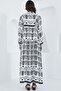 2423 Authentic Patterned Dress - Ecru - 6