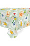 100x140cm Fiber Lined PVC Tablecloth - Wipeable, Liquid Proof and Stain Resistant Fruit Beach Party