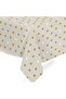 140x200cm Beige Polka Dot - Fiber Lined, Wipeable and Liquid Proof Tablecloth
