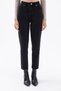 Roma Women's Black Mom Lycra High Waist Trousers MOMJEAN