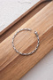 Steel Rectangular Chain Anklet Anti-Tarnish Anklet Suitable for Summer Daily Use in Sea 3mm 22cm 4cm