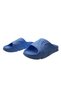Men's Blue Wavy Open Front Bathroom Garden Slippers - 4