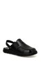 107397 Black Genuine Leather Orthopedic Men's Sandals