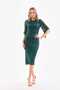 Sequin Embellished Midi Length Evening Dress - 6