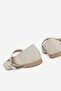 WOMEN'S BEIGE GENUINE LEATHER NUMBER 34-35-41-42 STRAP SHOES - 4