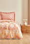 Nelly Muslin Double Pique Bed Cover Set Salmon - 2