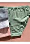 Corded Cotton Lycra 4-Piece Women's Triangle Bato Panties (Blue-White-Pink-Green)