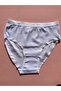 Corded Cotton Lycra 4-Piece Women's Triangle Bato Panties (BLACK-WHITE) - 3