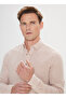 Altıny Yıldız Classics Dark Beige Men's Shirt 4A2024200011 - 4