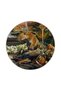 Tiger Animal Patterned Woven Base Carpet Miravip396 - 4