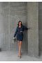 DOUBLE SET WITH VISCOSE FABRIC, LYCRA, MINI SKIRT AND CROP SIZE SHIRT - 4