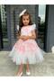 Buckle Feather Dress Birthday Special Day Dress - 6
