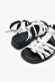 Bero White Genuine Leather Women's Sandals - 5