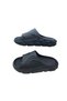 Men's Navy Blue Dotted Open Front Bathroom Garden Slippers - 2