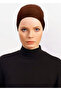 Airy Hijab Tulle Bonnet - St227 Dark Brown (3422707)