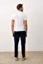 Men's Slim-fit Polo Collar Summer Knitwear T-shirt White - 6