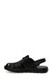 107397 Black Genuine Leather Orthopedic Men's Sandals - 3