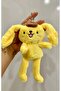 1pc cute kuromi cinnamaroll mymelody sanrio adjustable plush keychain toy kawaii - 5