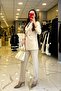 Ekol Sand Gold Button and Pocket Detailed Blazer Jacket Set - 6