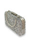 Silver Stone Evening Bag Evening Bag Engagement Wedding Bag Handmade Bag Chain Bag - 2