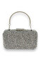 Silver Stone Evening Bag Evening Bag Engagement Wedding Bag Handmade Bag Chain Bag